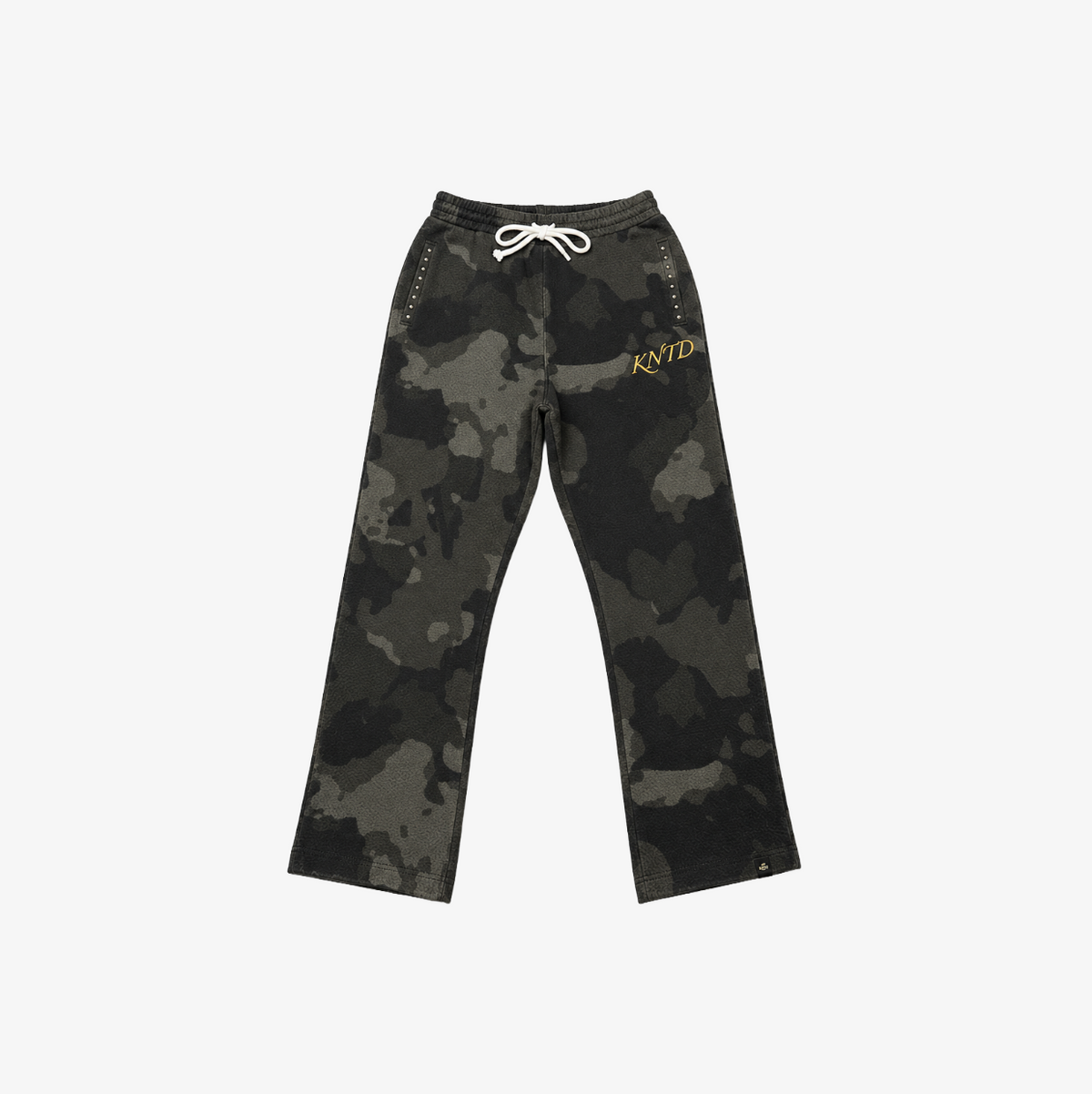 KNTD Heavyweight Camo Fleece Track Pants