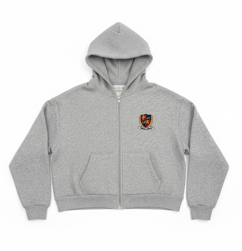 University Zip Up Hoodie