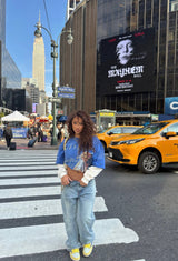 “The World Is Knitted” Heavyweight Layered Tee