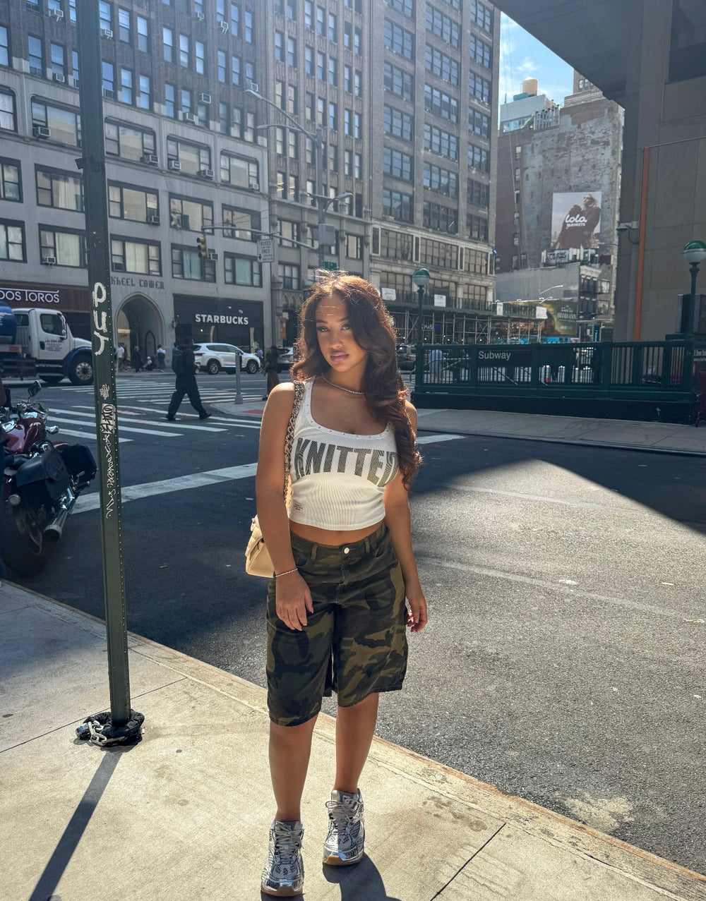 Knitted Heavy Rib Tank Top