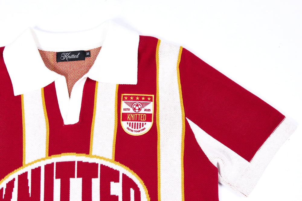 Crimson Knitted Jersey