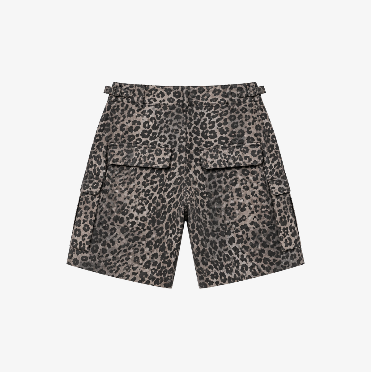 KNTD Leopard Camo Shorts