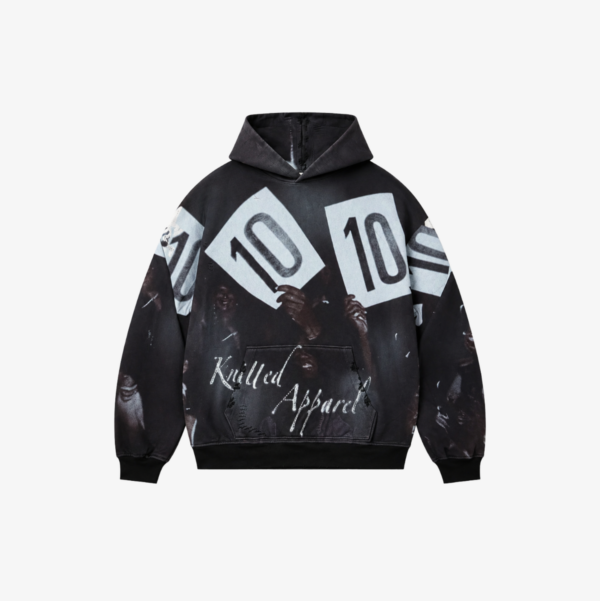 Knitted “Perfect 10” Hoodie
