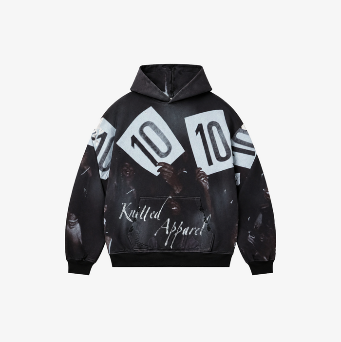 Knitted “Perfect 10” Hoodie
