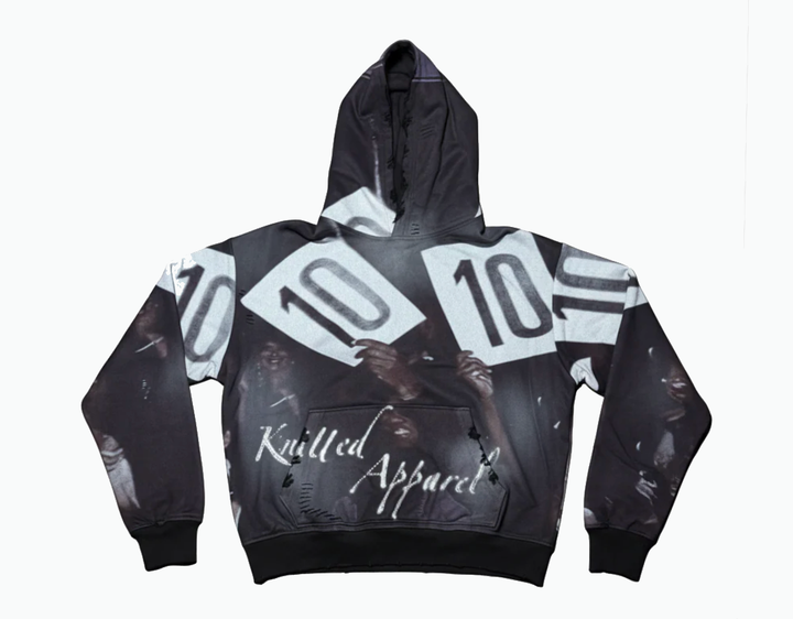 Knitted “Perfect 10” Hoodie