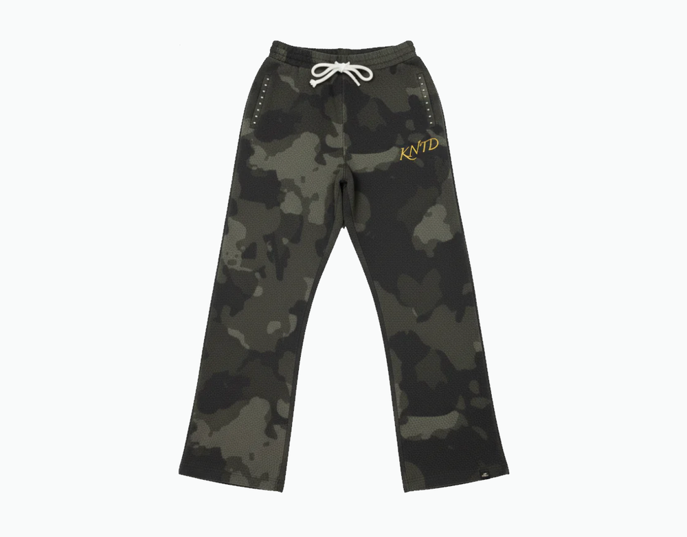KNTD Heavyweight Camo Fleece Track Pants